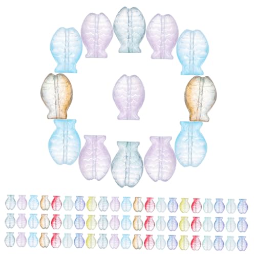 AKOOSY 90 Stück Teiliges Glasperlen in Fischform Farbverlauf DIY Schmuckperlen für Armband und Anhänger Vielseitig für Bastelprojekte und Heimdekoration Bunte Glas Charms zum Auffädeln AKOOSY 90 Stück Teiliges Glasperlen in Fischform Farbverlauf DIY Schmuckperlen für Armband und Anhänger Vielseitig für Bastelprojekte und Heimdekoration Bunte Glas Charms zum Auffädeln von AKOOSY