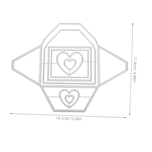 AKOOSY Album Etiketten Stahlpapier Für Stanzformen Rahmen D Schablonen Umschläge DIY Herstellung Hochwertige Bastel Schnittkarten – Schablone Metallumschlag Und Schnitte Carbon von AKOOSY