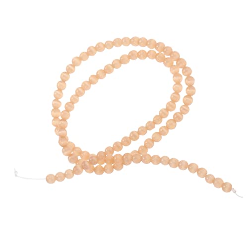 AKOOSY Armband Halskette Zubehör Edelstein Zahlenperlen Katzenauge-armbanddekor Perlen Armband Orange von AKOOSY