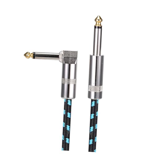 AKOOSY Audio Kabel für Gitarre Mono Klinke Abgeschirmtes Geräuschreduzierendes Instrumentenkabel für Gitarre Bass Keyboard Langlebig und Störungsfrei für Amp und Computeranschluss von AKOOSY