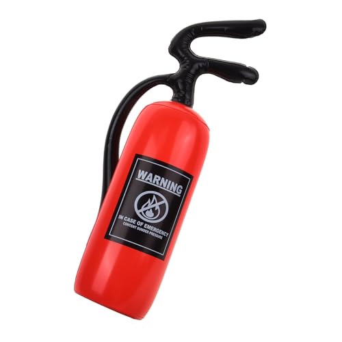 AKOOSY Aufblasbarer Feuerwehr Feuerlöscher Ballon Partydeko Kindergeburtstag Feuerwehrmann Motto Einfach zu Aufblasen Dekoration für Feuerwehrparty von AKOOSY