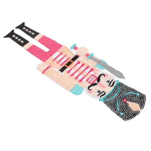 AKOOSY Bestickter Bügelbild Pailletten Aufnäher Nutcracker Patch für Kleidung Rucksack Jeans Schuhe DIY Applikation Weihnachtsdekor Aufbügelbare Patches für Jacken und Accessoires AKOOSY Bestickter Bügelbild Pailletten Aufnäher Nutcracker Patch für Kleidung Rucksack Jeans Schuhe DIY Applikation Weihnachtsdekor Aufbügelbare Patches für Jacken und Accessoires von AKOOSY