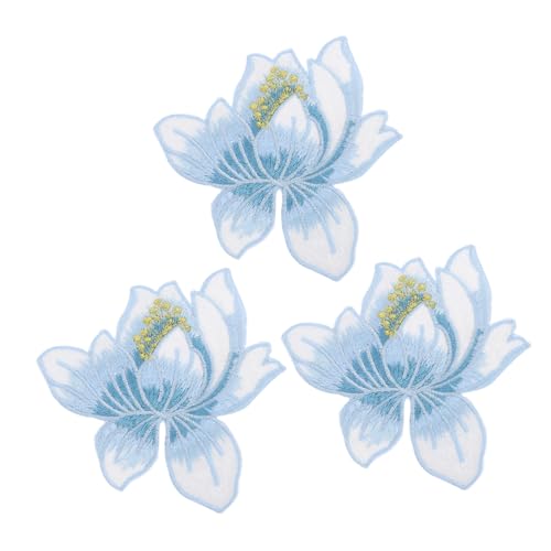 AKOOSY Blumenstickerei Bügelflicken Kleidung Lotus Reparatur Patches Aufnäher Textil Applikationen für DIY Kleidung Dekoration und Reparatur AKOOSY Blumenstickerei Bügelflicken Kleidung Lotus Reparatur Patches Aufnäher Textil Applikationen für DIY Kleidung Dekoration und Reparatur von AKOOSY
