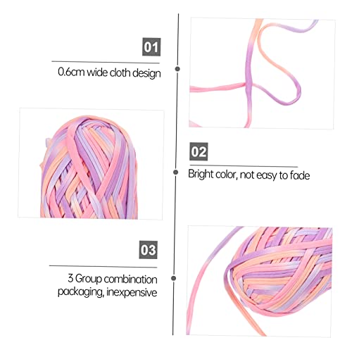 AKOOSY Bunte Baumwollgarn Häkelgarn für DIY Häkelbeutel Teppich Strickgarn Robust Flexibel Dickes Garn für Handtaschen und Wohnaccessoires AKOOSY Bunte Baumwollgarn Häkelgarn für DIY Häkelbeutel Teppich Strickgarn Robust Flexibel Dickes Garn für Handtaschen und Wohnaccessoires von AKOOSY