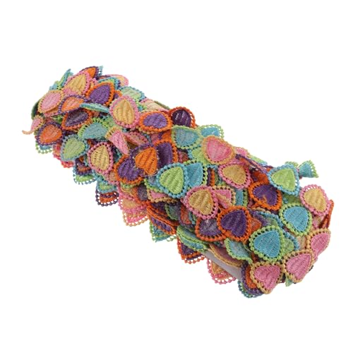 AKOOSY Bunte Bestickte Spitzenbänder für Kinderkleidung Yards Polyester Seide Langlebig DIY Nähzubehör für Geschenkverpackung Bastel und Dekorationsband AKOOSY Bunte Bestickte Spitzenbänder für Kinderkleidung Yards Polyester Seide Langlebig DIY Nähzubehör für Geschenkverpackung Bastel und Dekorationsband von AKOOSY