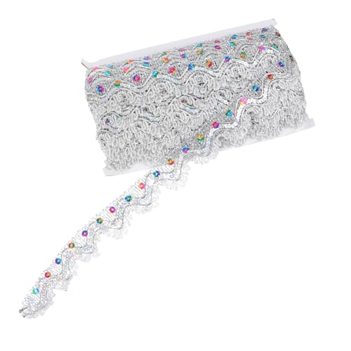 AKOOSY Bunte Spitzenborte mit Pailletten Ethnischer Stil Zierband für Tanzkleider Bauchtanz Kleidung Dekoration Nähzubehör Langlebig und Farbenfroh AKOOSY Bunte Spitzenborte mit Pailletten Ethnischer Stil Zierband für Tanzkleider Bauchtanz Kleidung Dekoration Nähzubehör Langlebig und Farbenfroh von AKOOSY