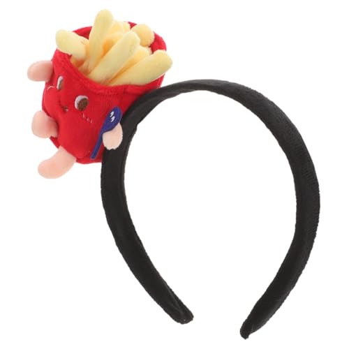 AKOOSY Cartoon Pommes Frites Stirnband aus Robustes nicht Verformbares Kopfband Lustiges Party Accessoire für Erwachsene Rutschfestes Kreatives Kostümzubehör für Geburtstag und Cosplay von AKOOSY