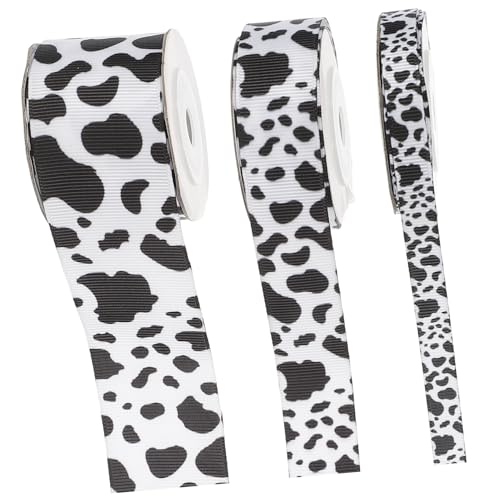 AKOOSY Cow Print Grobband Flexibles DIY Band mit Kuhmuster für Partydekoration Geschenkverpackung und Bastelarbeiten Langlebig Knitterfrei Vielseitig Kombinierbar AKOOSY Cow Print Grobband Flexibles DIY Band mit Kuhmuster für Partydekoration Geschenkverpackung und Bastelarbeiten Langlebig Knitterfrei Vielseitig Kombinierbar von AKOOSY