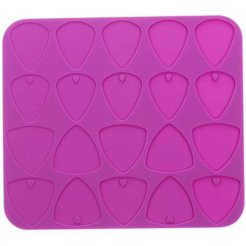 AKOOSY DIY Gitarre Plektren Silikonform Epoxidharz Gießform für Plektren Schlüsselanhänger und Schmuck Flexibel Wiederverwendbar und Leicht zu Reinigen AKOOSY DIY Gitarre Plektren Silikonform Epoxidharz Gießform für Plektren Schlüsselanhänger und Schmuck Flexibel Wiederverwendbar und Leicht zu Reinigen von AKOOSY