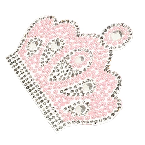 AKOOSY DIY Krone Applikation Aufnäher Pinker Bügelpatch für Kleidung Handgefertigter Strass Patch für Designs Einfach Anzubringen für Mode Accessoires AKOOSY DIY Krone Applikation Aufnäher Pinker Bügelpatch für Kleidung Handgefertigter Strass Patch für Designs Einfach Anzubringen für Mode Accessoires von AKOOSY