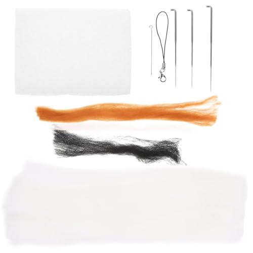 AKOOSY DIY Nadelfilzset Katzenmotiv Komplettset mit Werkzeugen Sicher und Gesund für Anfänger und Fördert Kreativität und Feinmotorik Einfach Anzuwenden Inklusive Handyanhänger Perfektes von AKOOSY