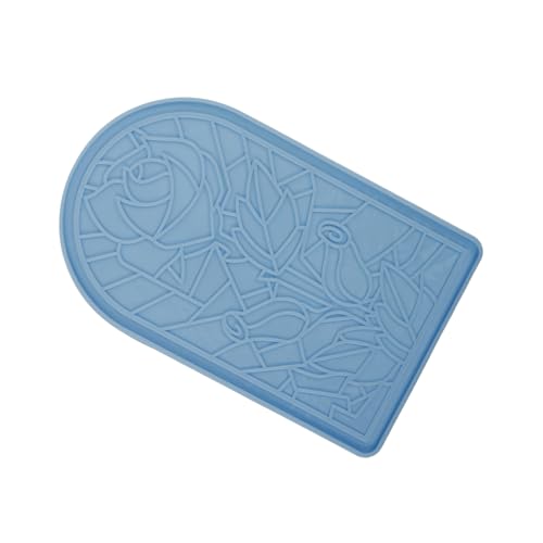 AKOOSY DIY Silikonform für Rosenmuster Dekorative Wandkunst Gießform Flexiblem Silikon für Heimdekoration und Bastelprojekte Holografische Effekte Sicher und Geruchlos von AKOOSY