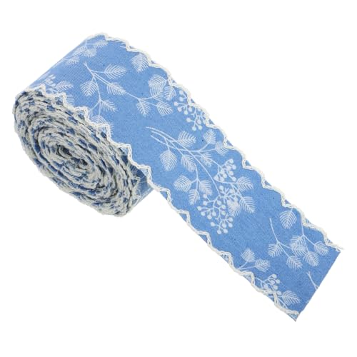 AKOOSY Denim Band mit Rand für Diy Projekte Strapazierfähiges Jeansstoffband für Haarschmuck und Modeaccessoires Breit Yards für Kreative Verschönerungen von AKOOSY