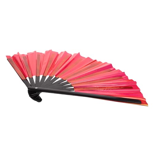 AKOOSY Faltbarer Chinesischer Handfächer Wiederverwendbar Farbiger Bühnenfächer mit PVC Langlebig und Leicht für Tanz Party Foto Requisiten und Dekorationen AKOOSY Faltbarer Chinesischer Handfächer Wiederverwendbar Farbiger Bühnenfächer mit PVC Langlebig und Leicht für Tanz Party Foto Requisiten und Dekorationen von AKOOSY