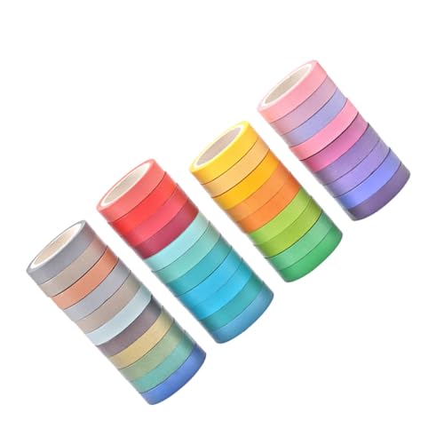 AKOOSY Farben Washi Tape Buntes Papier Klebeband Langlebig und Rückstandsfrei für Scrapbooking Geschenkverpackung Kalendergestaltung und DIY Bastelprojekte AKOOSY Farben Washi Tape Buntes Papier Klebeband Langlebig und Rückstandsfrei für Scrapbooking Geschenkverpackung Kalendergestaltung und DIY Bastelprojekte von AKOOSY