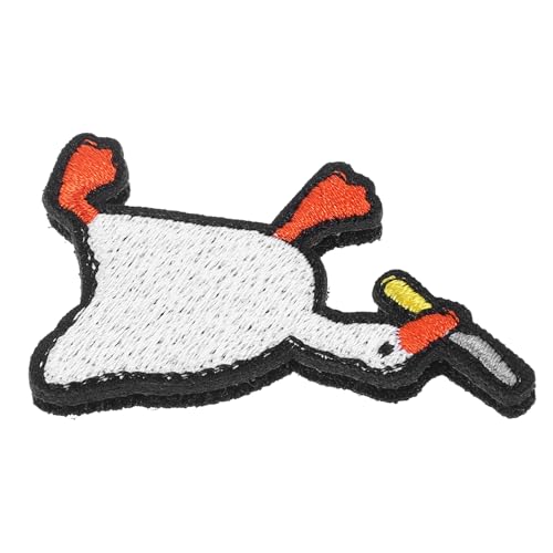 AKOOSY Gänseförmige Aufnäher für DIY Projekte Cartoon Stoffapplikationen für Kleidung Taschen und Rucksäcke Aufbügelbar Langlebig für Bastelideen AKOOSY Gänseförmige Aufnäher für DIY Projekte Cartoon Stoffapplikationen für Kleidung Taschen und Rucksäcke Aufbügelbar Langlebig für Bastelideen von AKOOSY