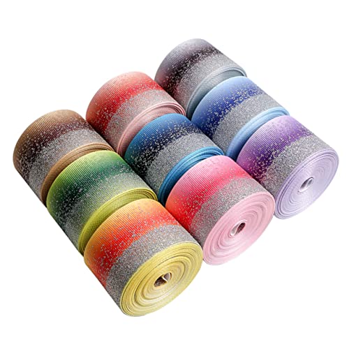 AKOOSY Glitter Grosgrain Band Gradientfarbe DIY Haarschmuck Hochzeits und Partydekoration Schwarz Yards Rolle für Floristen und Bastelprojekte AKOOSY Glitter Grosgrain Band Gradientfarbe DIY Haarschmuck Hochzeits und Partydekoration Schwarz Yards Rolle für Floristen und Bastelprojekte von AKOOSY