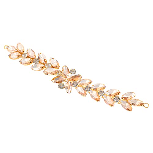 AKOOSY Glitzernde Strass Applikation für Brautmode Hochzeitskleid Dekoration mit Funkelnden Strasssteinen für DIY Anwendungen Kleidung Schuhen und Accessoires von AKOOSY