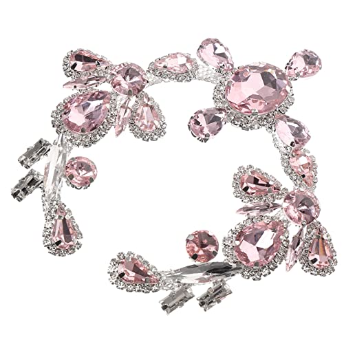 AKOOSY Glitzernde Strass Applikationen für Kleidung und Taschen Wasserfall Design Vielseitig Einsetzbar für DIY Projekte Elegantes Accessoire für für Modebegeisterte und von AKOOSY