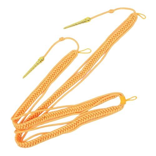 AKOOSY Goldene Aiguillette Schulterkordel Traditionelle Geflochtene Uniform Schulterklappe Leichtes Bühnenersatz und Sicherheitszubehör Strapazierfähiges Material Geeignet für Auftritte von AKOOSY