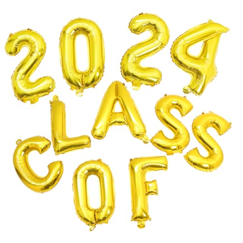 AKOOSY Graduation Party Luftballons Set Aluminiumfolie Zahlenballons Class Of Banner Dekoration Wiederverwendbar für Abschlussfeier Fotohintergrund AKOOSY Graduation Party Luftballons Set Aluminiumfolie Zahlenballons Class Of Banner Dekoration Wiederverwendbar für Abschlussfeier Fotohintergrund von AKOOSY
