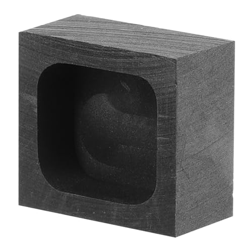 AKOOSY Graphit gießform für DIY Metallgießen Hitzebeständig für Gold Silber Kupfer Präzise Metall schmelzform Kompakt und Langlebig für Labor und Schmuckherstellung von AKOOSY