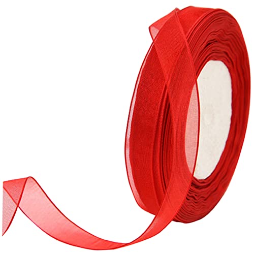 AKOOSY Gürtel aus Schneegaze seidenband ribbon cake decoration geschenkverpackungen blumendeko Schleife Band zum Verpacken Verpackungsband für Weihnachtsband Wickelband Nylon rot AKOOSY Gürtel aus Schneegaze seidenband ribbon cake decoration geschenkverpackungen blumendeko Schleife Band zum Verpacken Verpackungsband für Weihnachtsband Wickelband Nylon rot von AKOOSY