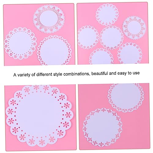 AKOOSY Hohles Spitzenpapier für Basteln Langlebiges Hand Account Material Dekoratives DIY Scrapbook Papier mit Feinem Muster für Grußkarten Fotoalben Origami und Geschenkverpackung von AKOOSY