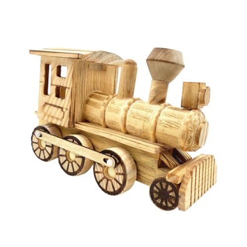 AKOOSY Holz Lokomotive Retro Modell Holzspielzeug für Jungen Holz Desktop Dekoration Geschenkidee Umweltfreundlich Robust und Kreative Form als Foto Requisite und Kinderzimmer Ornament AKOOSY Holz Lokomotive Retro Modell Holzspielzeug für Jungen Holz Desktop Dekoration Geschenkidee Umweltfreundlich Robust und Kreative Form als Foto Requisite und Kinderzimmer Ornament von AKOOSY