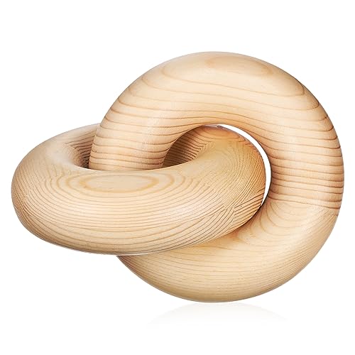 AKOOSY Holzknoten Ornament Holzringkette Dekorative Bauernhausverzierung Für Kaffeetische Und Wände Natürlichem Kiefernholz Für Verschiedene Anlässe Und Stile AKOOSY Holzknoten Ornament Holzringkette Dekorative Bauernhausverzierung Für Kaffeetische Und Wände Natürlichem Kiefernholz Für Verschiedene Anlässe Und Stile von AKOOSY