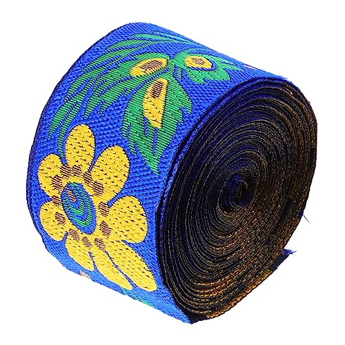AKOOSY Jacquard-Gurtband bestickt Lieferungen Satinband Bänder für Handwerk Bänder zum Verpacken scarf feichtucher bund Kleidung Accessoires Verschönerung Bastelbedarf Polyestergarn Blue AKOOSY Jacquard-Gurtband bestickt Lieferungen Satinband Bänder für Handwerk Bänder zum Verpacken scarf feichtucher bund Kleidung Accessoires Verschönerung Bastelbedarf Polyestergarn Blue von AKOOSY