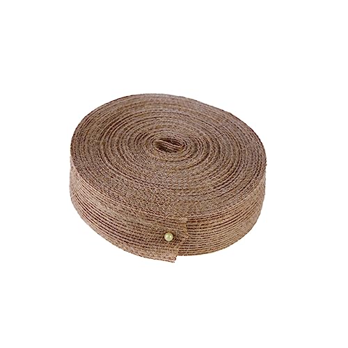 AKOOSY Juteband Aus Sackleinen Bänder Für Handwerk Juteseil Schnürsenkel Seile Jutegarn Bindfäden Für Bastelarbeiten Makramee Stoff Kunsthandwerk Bandgewebe Jute-gurtband Brown AKOOSY Juteband Aus Sackleinen Bänder Für Handwerk Juteseil Schnürsenkel Seile Jutegarn Bindfäden Für Bastelarbeiten Makramee Stoff Kunsthandwerk Bandgewebe Jute-gurtband Brown von AKOOSY
