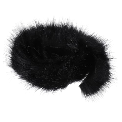 AKOOSY Kunstfell Band Schwarz Flauschiger Faux Fur Trim für DIY Kostüm Partydekoration Warme Verzierungen an Kleidung Schuhen und Accessoires Vielseitiges Bastelmaterial AKOOSY Kunstfell Band Schwarz Flauschiger Faux Fur Trim für DIY Kostüm Partydekoration Warme Verzierungen an Kleidung Schuhen und Accessoires Vielseitiges Bastelmaterial von AKOOSY