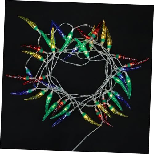 AKOOSY LED Bunte Chili Pepper Lichterkette Leds Batteriebetrieben Dekorative Hängelichter für Schlafzimmer Geburtstag Party Warme Atmosphäre AKOOSY LED Bunte Chili Pepper Lichterkette Leds Batteriebetrieben Dekorative Hängelichter für Schlafzimmer Geburtstag Party Warme Atmosphäre von AKOOSY