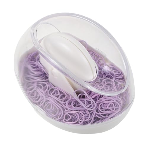 AKOOSY Magnetische Herz Büroklammern mit Halter Box Bunte Planner Clips Vielseitig für Schule Büro Home Office Lesezeichen Dekorative Dokumentenhalter von AKOOSY