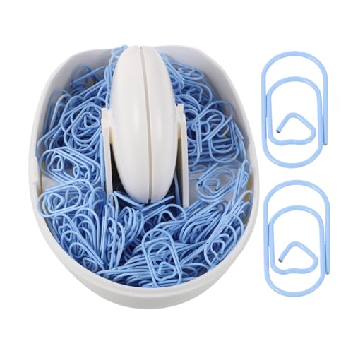 AKOOSY Magnetische Herz Papierklammern in Blau Kleiner Organizer mit Stabilem Magnet Vielseitig für Büro Schule Hochzeit Kompakte Aufbewahrung Sicheres Befestigen von Dokumenten von AKOOSY