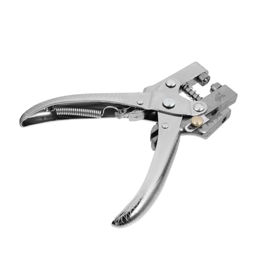 AKOOSY Metall Lochstanzer für Leder DIY Multifunktionaler Gürtel und Uhrenarmband Locher mit Rutschfestem Griff Langlebig Robust Komfortabel für Präzises Stanzen und Handwerkszubehör AKOOSY Metall Lochstanzer für Leder DIY Multifunktionaler Gürtel und Uhrenarmband Locher mit Rutschfestem Griff Langlebig Robust Komfortabel für Präzises Stanzen und Handwerkszubehör von AKOOSY