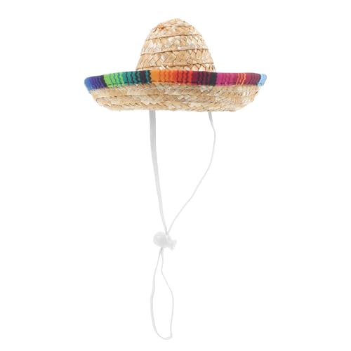 AKOOSY Mexikanischer Partyhut Strohhut Klein Sombrero Mexikanischer Stil Leicht Festlich Karneval Familienfeier Fiesta AKOOSY Mexikanischer Partyhut Strohhut Klein Sombrero Mexikanischer Stil Leicht Festlich Karneval Familienfeier Fiesta von AKOOSY
