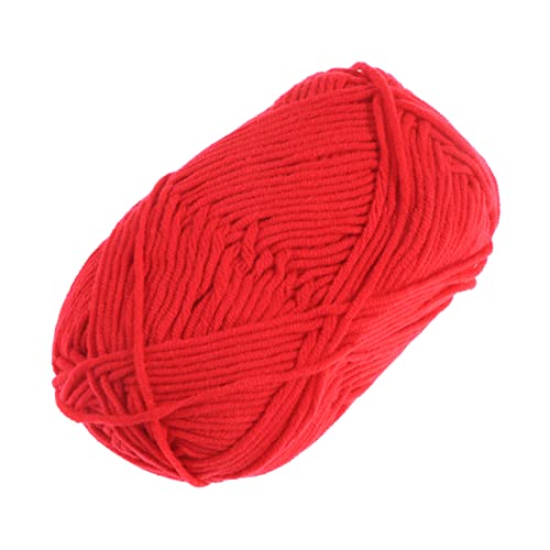 AKOOSY Milch-Baumwoll-Garn scarf milk cotton yarn häkeln Garne zum Häkelstricken Gewebte klobig Häkelgarn flauschiges Garn bündeln einfach Stich Baumwollgarn zum Stricken Strickgarn rot AKOOSY Milch-Baumwoll-Garn scarf milk cotton yarn häkeln Garne zum Häkelstricken Gewebte klobig Häkelgarn flauschiges Garn bündeln einfach Stich Baumwollgarn zum Stricken Strickgarn rot von AKOOSY