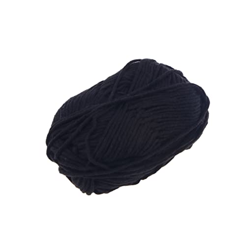 AKOOSY Milch-baumwoll-garn Klobig Häkeln Haken Baumwollgarn Häkelgarn Schal Stoff Stricken Baumwolle Strickgarn Black AKOOSY Milch-baumwoll-garn Klobig Häkeln Haken Baumwollgarn Häkelgarn Schal Stoff Stricken Baumwolle Strickgarn Black von AKOOSY