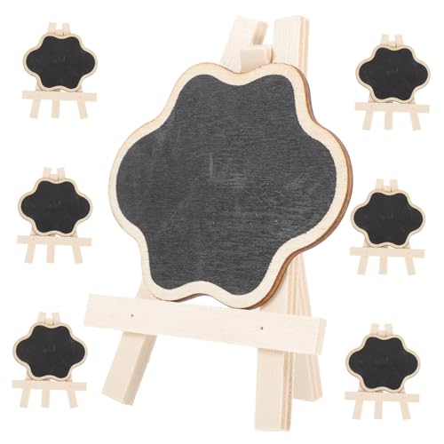 AKOOSY Mini Holztafeln mit Ständer Doppelseitig Beschreibbar Robuste Kleine Kreidetafeln aus Holz für Malen Dekorieren und Beschriften mit Kreide für Zuhause und Feste AKOOSY Mini Holztafeln mit Ständer Doppelseitig Beschreibbar Robuste Kleine Kreidetafeln aus Holz für Malen Dekorieren und Beschriften mit Kreide für Zuhause und Feste von AKOOSY