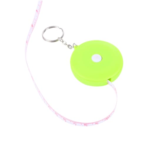 AKOOSY Mini Maßband Grün Hochpräzises Tragbares Rollmeter mit Ring für Körpermaße für Zuhause und Outdoor Langlebiges Kunststoff metall maßbandwerkzeug von AKOOSY