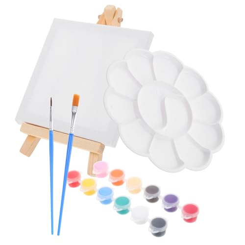 AKOOSY Miniatur Staffelei Holz Display Ständer Teiliges Set Stabiler Dreieckiger Tisch Staffelei für Ölmalerei und Acrylfarben Leichter Tragbarer Ausstellungsständer für Kunsthandwerk AKOOSY Miniatur Staffelei Holz Display Ständer Teiliges Set Stabiler Dreieckiger Tisch Staffelei für Ölmalerei und Acrylfarben Leichter Tragbarer Ausstellungsständer für Kunsthandwerk von AKOOSY