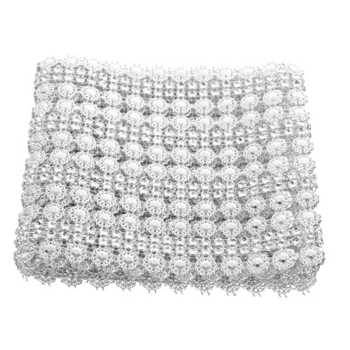 AKOOSY Multifunktionales Strass Mesh Band mit Blumenmotiv Verschleißfestes Dekoratives Bastelband zum Verzieren von Kleidung für DIY Kostüme Taschen Hüte und Partydekorationen von AKOOSY