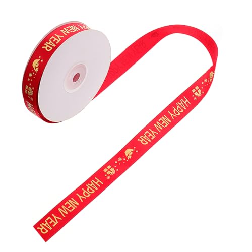 AKOOSY Neujahrs Geschenkband Polyester Yards Festliche DIY Dekorationsschleife Für Geschenkverpackung Basteln Blumenarrangements Zubehör AKOOSY Neujahrs Geschenkband Polyester Yards Festliche DIY Dekorationsschleife Für Geschenkverpackung Basteln Blumenarrangements Zubehör von AKOOSY