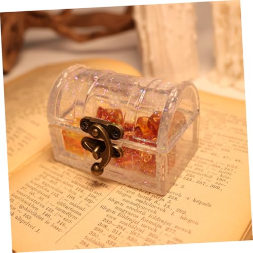 AKOOSY Non stick Silikonform Schatztruhe Gießform für Epoxidharz DIY Kristall Harz Schmuck Aufbewahrungsbox Bastelset mit Spiegeloptik Robust und Vielseitig für Kleine Gegenstände von AKOOSY