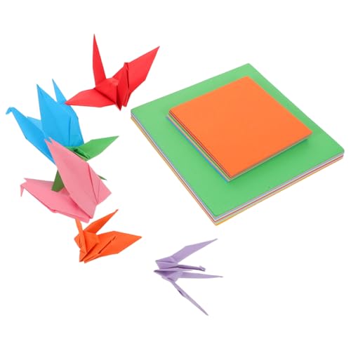 AKOOSY Origami Papier Doppelseitig Farbig Quadratisch für Origami Basteln DIY Kunsthandwerk Kindergarten Farbenfrohe Faltblätter ohne Werkzeug AKOOSY Origami Papier Doppelseitig Farbig Quadratisch für Origami Basteln DIY Kunsthandwerk Kindergarten Farbenfrohe Faltblätter ohne Werkzeug von AKOOSY