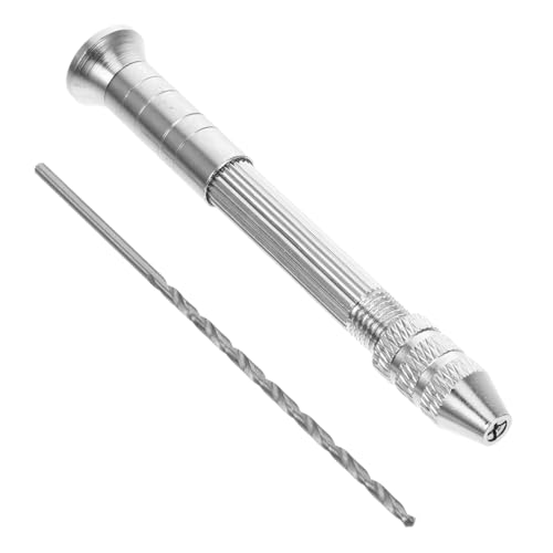 AKOOSY Pin Vise Handbohrer Set aus Robustem Metall Präzises Mikro Bohrwerkzeug für DIY Schmuck Kerzenherstellung und Modellbau Benutzerfreundlich Vielseitig Einsetzbar von AKOOSY
