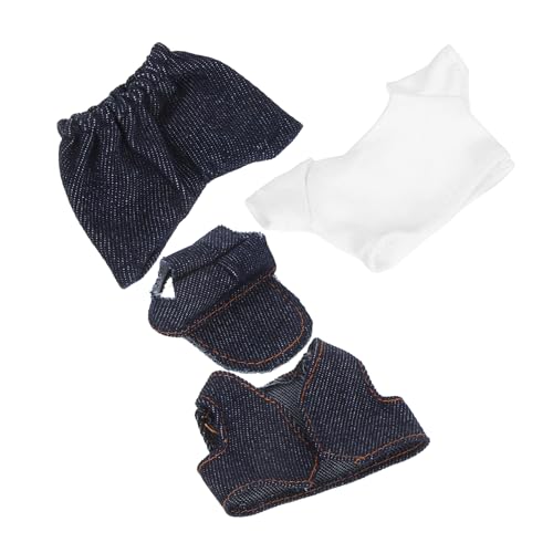 AKOOSY Puppenkleidung Set Plüschspielzeug Outfit mit T Shirt Hose Weste Mütze Weiche Stoffe Weihnachts und Alltagsspielzeug für Puppen AKOOSY Puppenkleidung Set Plüschspielzeug Outfit mit T Shirt Hose Weste Mütze Weiche Stoffe Weihnachts und Alltagsspielzeug für Puppen von AKOOSY