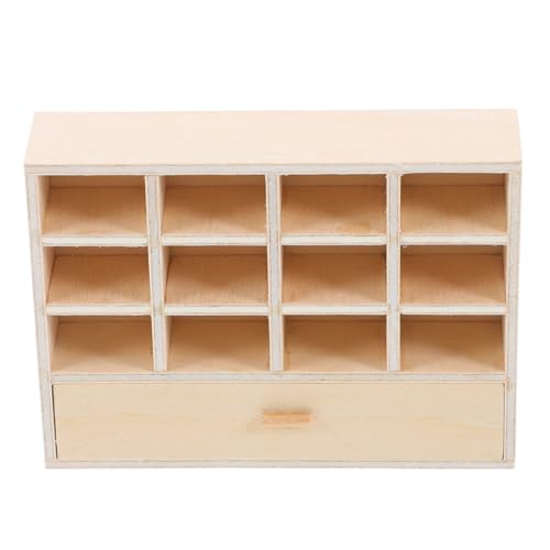 AKOOSY Realistischer Miniatur Holzschrank mit Schubladen DIY Fähiger Puppenhaus Sideboard Charmantes Aufbewahrungsregal für Wohnzimmer und Schlafzimmer Miniatur Szenen AKOOSY Realistischer Miniatur Holzschrank mit Schubladen DIY Fähiger Puppenhaus Sideboard Charmantes Aufbewahrungsregal für Wohnzimmer und Schlafzimmer Miniatur Szenen von AKOOSY